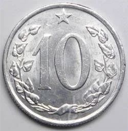 Лот: 358238. Фото: 1. Чехословакия. 10 геллер 1964г... Европа