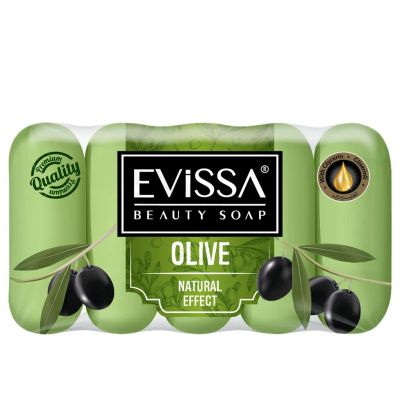Лот: 24079225. Фото: 1. Мыло Evissa, Оливка, 5 шт, 55... Уход за телом