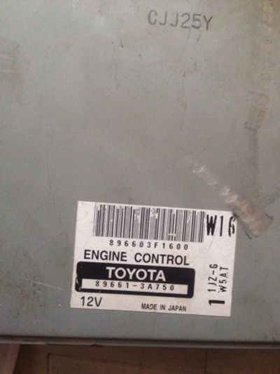 Лот: 7586962. Фото: 1. Компьютер toyota 89661-3a750. Электрооборудование
