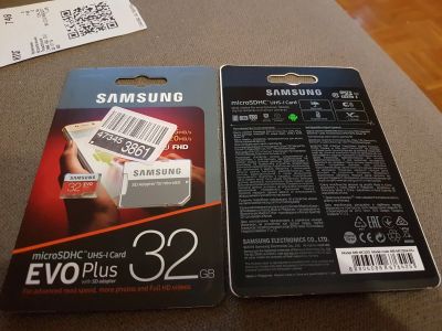 Лот: 14985819. Фото: 1. Новая Карта памяти Samsung Evo... Карты памяти