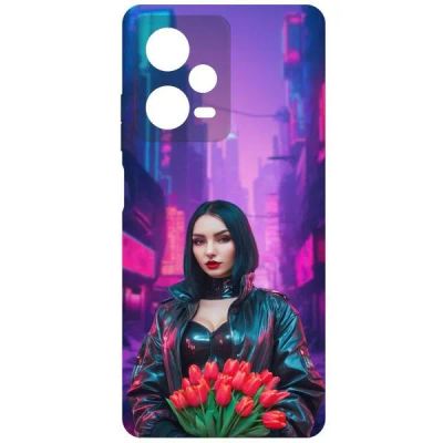 Лот: 25134023. Фото: 1. Чехол Krutoff Soft Case "Киберпанк... Чехлы, бамперы
