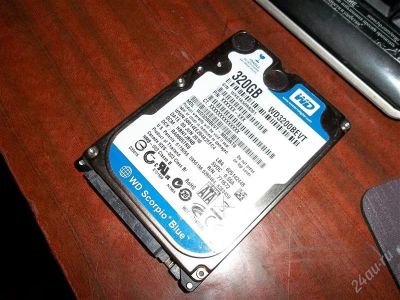 Лот: 1497231. Фото: 1. жесткий диск сломаный (WD320BEVT... Жёсткие диски (HDD)
