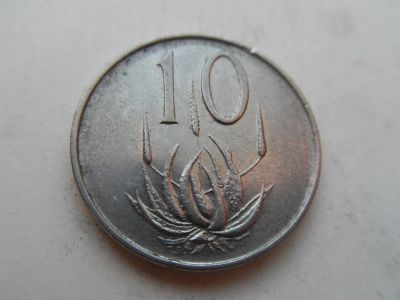 Лот: 11395472. Фото: 1. ЮАР 10 центов 1965 Надпись на... Африка