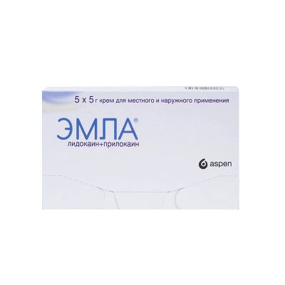 Лот: 25710317. Фото: 1. Эмла 25 мг/г+25 мг/г крем для... Лекарства