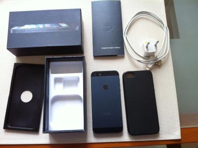 Лот: 3875960. Фото: 1. iPhone 5 16g black. Смартфоны