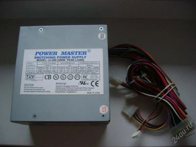 Лот: 2071292. Фото: 1. Блок питания Power Master 300w... Корпуса, блоки питания