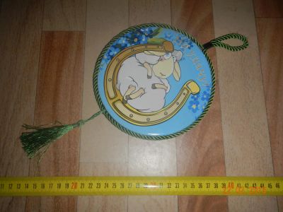 Лот: 5134272. Фото: 1. Подставка под горячее с овечкой... Другое (посуда, кухонная утварь)