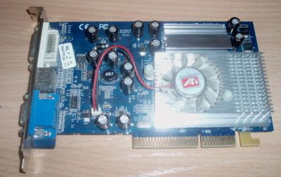 Лот: 17815052. Фото: 1. Видеокарта ATI Radeon 9600Pro... Видеокарты