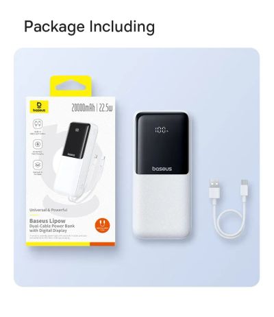 Лот: 25851322. Фото: 1. Новый. Повербанк PowerBank Baseus... Внешние, портативные аккумуляторы для смартфонов (Power bank)