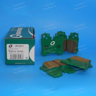 Лот: 10317890. Фото: 1. Колодки тормозные задние Gbrake... Тормозная система