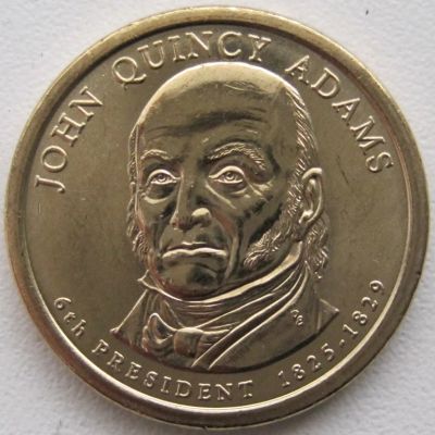 Лот: 6724409. Фото: 1. США 1 доллар 2008. 6-й президент... Америка
