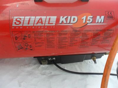 Лот: 3715962. Фото: 1. Газовая тепловая пушка KID-15. Обогреватели промышленные, тепловые пушки