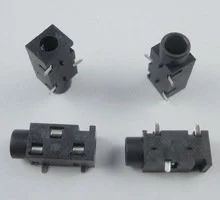 Лот: 9795002. Фото: 1. Разъем Audio PJ-320B, черный. Разъёмы