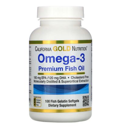 Лот: 17367155. Фото: 1. Рыбий жир омега-3 Omega-3 премиального... Спортивное питание, витамины