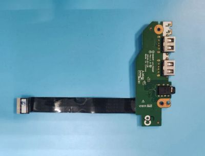 Лот: 17664636. Фото: 1. Б/У плата с разъемами USB, Audio... Платы расширения, контроллеры, доп. порты