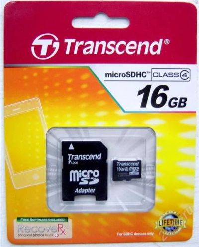 Лот: 1748880. Фото: 1. micro sd 16 gb карта памяти memory... Карты памяти