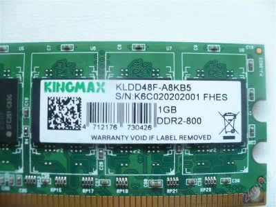 Лот: 2010693. Фото: 1. KINGMAX DDR2 800 PC 6400 1024... Оперативная память