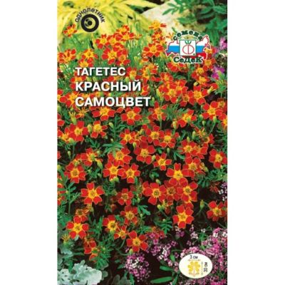 Лот: 24699463. Фото: 1. Семена Цветы, Тагетес, Красный... Другое (семена, рассада, садовые растения)