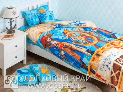 Лот: 6091879. Фото: 1. КПБ детский 1,5сп. "Хлопковый... Постельное бельё