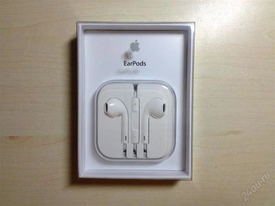 Лот: 2332009. Фото: 1. Apple EarPods with Remote and... Красноярск