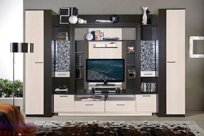 Лот: 6215794. Фото: 1. Шкаф бельевой Эрика 5 (Стенка... Шкафы, шкафы-купе