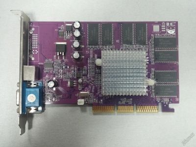 Лот: 5586753. Фото: 1. Видеокарта AGP GeForce 4MX-440... Видеокарты