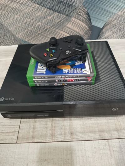 Лот: 21575161. Фото: 1. Обмен Xbox one 500gb+игры. Консоли