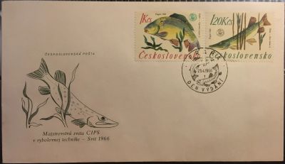 Лот: 15149082. Фото: 1. КПД (FDC) (Чехословакия) - Конверт... Открытки, конверты