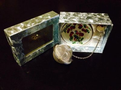 Лот: 4989587. Фото: 1. Ситечко на блюдечке. Чайники, заварники, турки