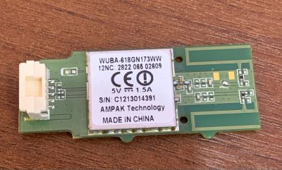 Лот: 21075478. Фото: 1. wi-fi module wuba-618gn_v02... Запчасти для телевизоров, видеотехники, аудиотехники