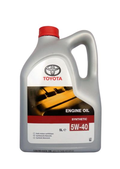 Лот: 7639124. Фото: 1. Toyota 5w40 Engine Oil 5л. (Масло... Масла, жидкости