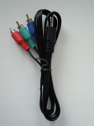 Лот: 15418710. Фото: 1. Кабель 3.5 Jack - 3 х RCA. Шнуры, кабели, разъёмы