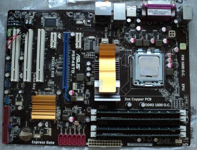 Лот: 9126601. Фото: 1. ASUS P5P43TD (1600 OC Up to 16GB... Материнские платы
