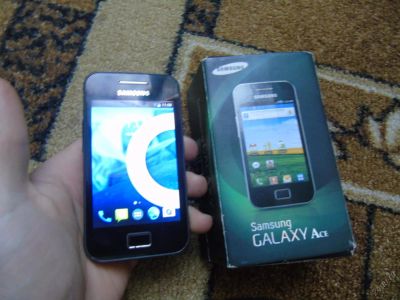 Лот: 6485995. Фото: 1. Samsung Galaxi ace 5830i комплект... Смартфоны