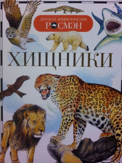 Лот: 19685690. Фото: 1. энциклопедия "Хищники" Росмэн. Познавательная литература