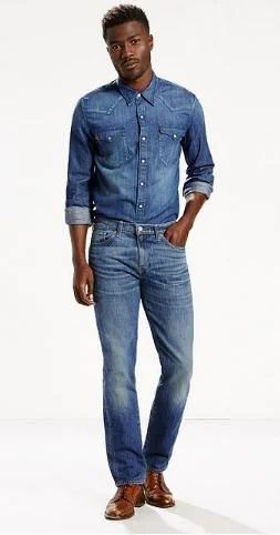 Лот: 9090019. Фото: 1. Джинсы Levis 511 slim р 31 х 34... Брюки, джинсы, шорты