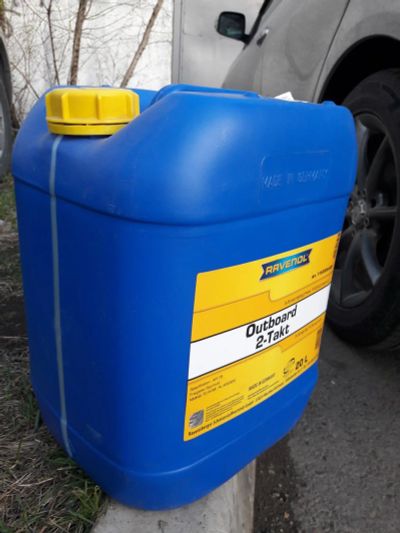 Лот: 11502396. Фото: 1. Ravenol Outboard 2T Mineral 20л... Масла, жидкости