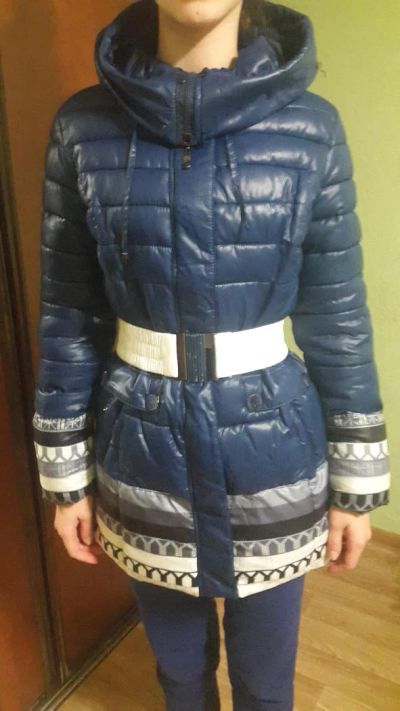 Лот: 4466187. Фото: 1. Пуховик дев. 11-13лет. Верхняя одежда