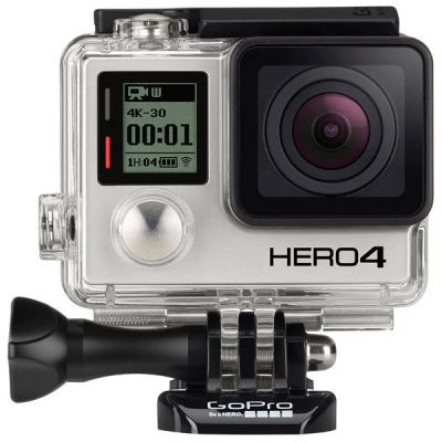 Лот: 10792980. Фото: 1. Видеокамера экшн GoPro Hero 4... Экшн камеры