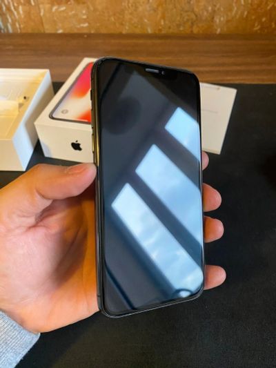 Лот: 15600858. Фото: 1. iPhone X Space Gray 64GB Идеальное... Смартфоны