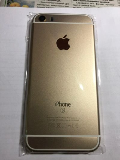 Лот: 14028428. Фото: 1. Корпус для iPhone 5S золотой под... Корпуса, клавиатуры, кнопки
