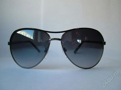 Лот: 333649. Фото: 1. Очки Авиаторы Черные Волна. Чехол... Очки солнцезащитные