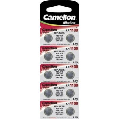 Лот: 15011633. Фото: 1. Батарейка Camelion G-10 LR1130... Батарейки, аккумуляторы, элементы питания