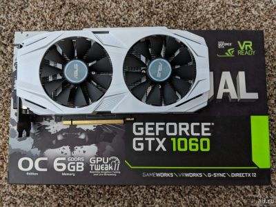 Лот: 13348126. Фото: 1. Asus gtx 1060 Dual series и Dual... Видеокарты