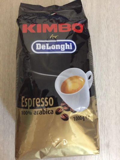 Лот: 13250302. Фото: 1. Кофе зерно Delonghi Kimbo Espresso... Чай, кофе, какао