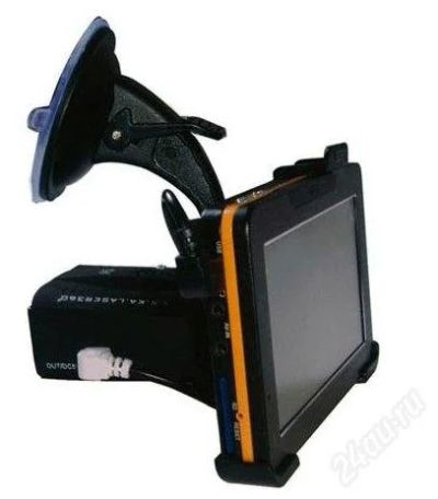 Лот: 1264960. Фото: 1. GPS-навигатор с радар-детектором... GPS-навигаторы