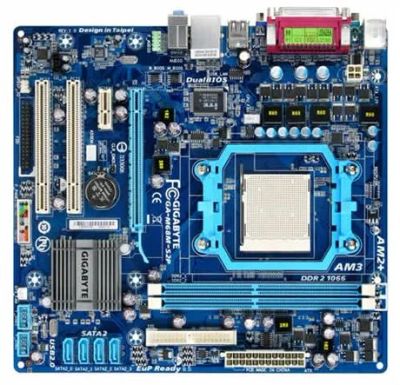 Лот: 4951487. Фото: 1. Материнская платa gigabyte ga-m68m-s2p. Материнские платы