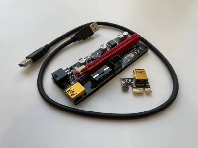 Лот: 18617385. Фото: 1. Райзер ver009s 6-pin molex. Шлейфы, кабели, переходники