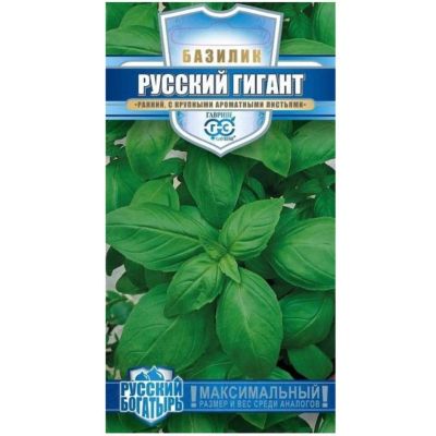 Лот: 24642407. Фото: 1. Семена Базилик, Русский гигант... Другое (семена, рассада, садовые растения)