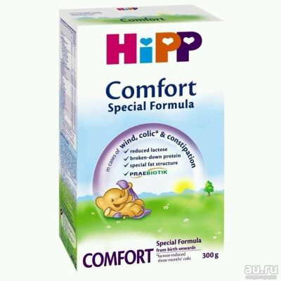 Лот: 9594673. Фото: 1. Смесь 4 коробки hipp Comfort... Детское питание
